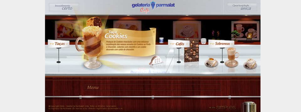 Print do projeto Gelateria Parmalat